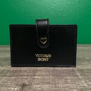 Victoria Secret Black & Rainbow Card Holder